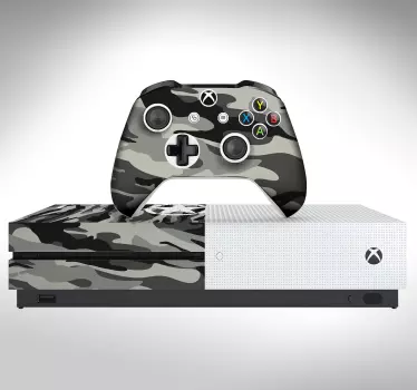 Camouflage texture design xbox sticker - TenStickers
