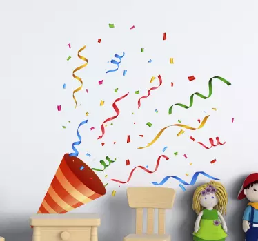 Celebration Confetti wall decor - TenStickers