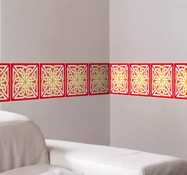 Celtic symbols borderdecal - TenStickers