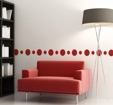 Circle border Sticker - TenStickers