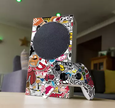 Classic game sticker bomb xbox sticker - TenStickers