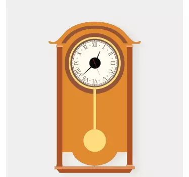 Classic Pendulum clock wall sticker - TenStickers