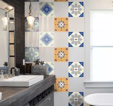 Colorful palette tile transfer deal - TenStickers