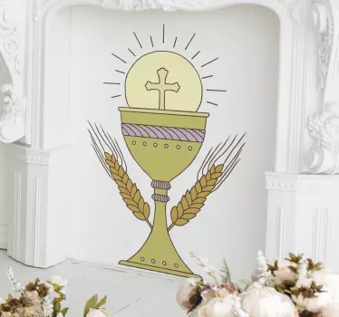Communion chalice decal - TenStickers