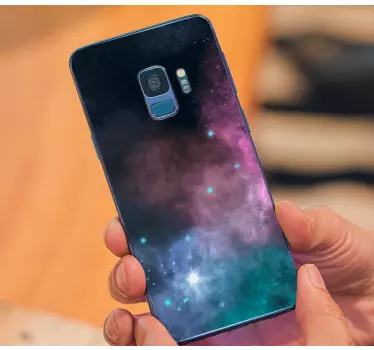 Cosmic pattern Samsung stickers - TenStickers