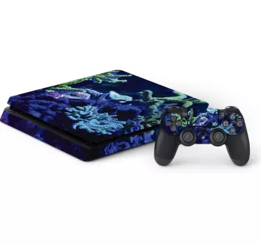 Deep Ocean PS4 ps4 sticker - TenStickers