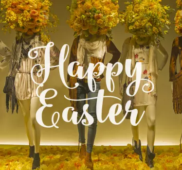 Easter Window Sticker - TenStickers