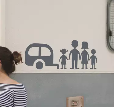 Family caravan decal - TenStickers