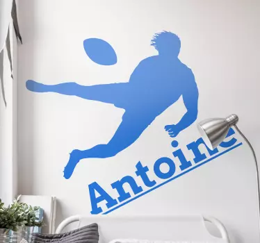 Football sticker athlete impact sphere - TenStickers
