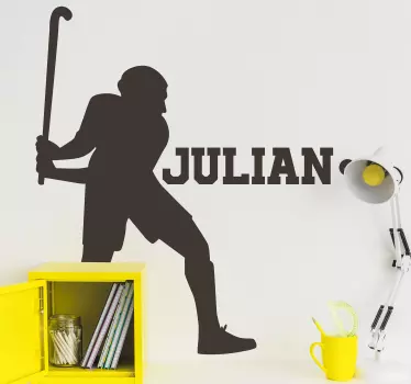 Football sticker custom sports figurine - TenStickers