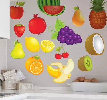 Fruit Variety Stickers - TenStickers