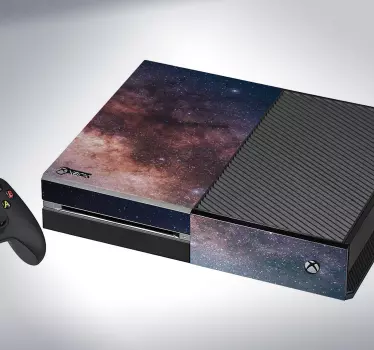 Space galaxy  texture design xbox sticker - TenStickers
