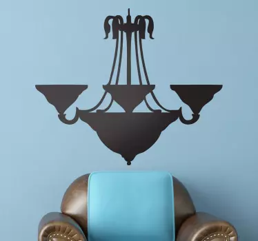 Hanging Lamp Sticker - TenStickers
