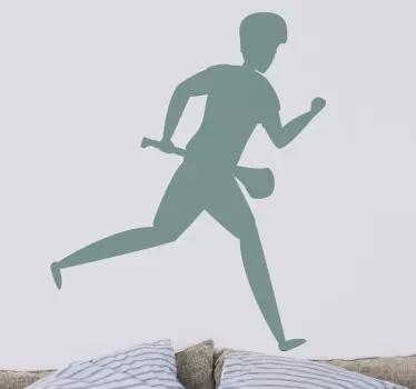 Hurling runner wall decal - TenStickers