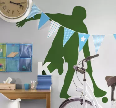 Hurling wall decal - TenStickers