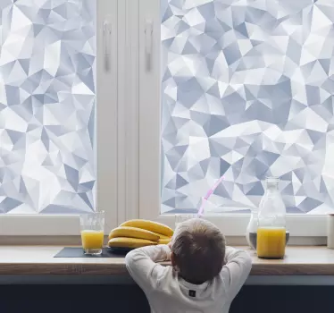 Irregular forms window decal - TenStickers