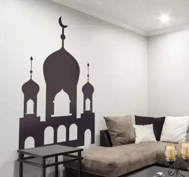 Kadife city skyline silhouette wall sticker - TenStickers