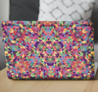 Kaleidoscope laptop skin - TenStickers