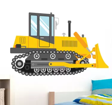 Kids Digger Wall Sticker - TenStickers