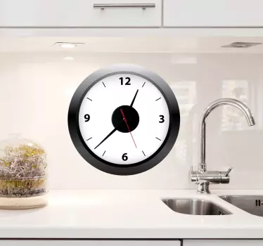 Kitchen Clock Sticker - TenStickers