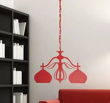 Lamp Silhouette Sticker - TenStickers