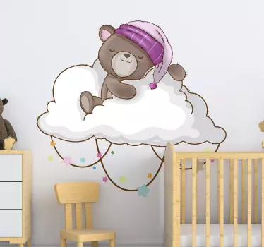 Little children bear  wall decal - TenStickers