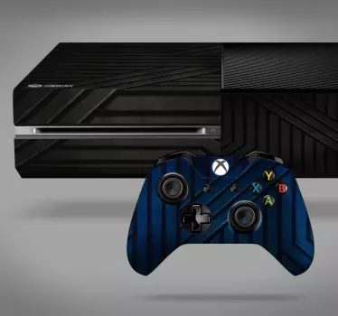Metallic texture design xbox sticker - TenStickers