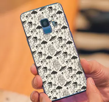 Mushroom Concept Samsung stickers - TenStickers