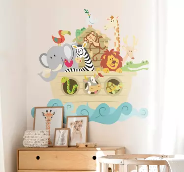 Noah's Ark kids room wall sticker - TenStickers