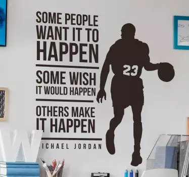 Others make it happen home text wall sticker - TenStickers