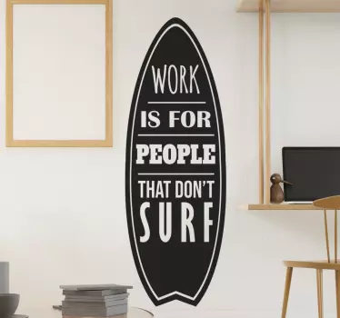 People That Surf  decal - TenStickers
