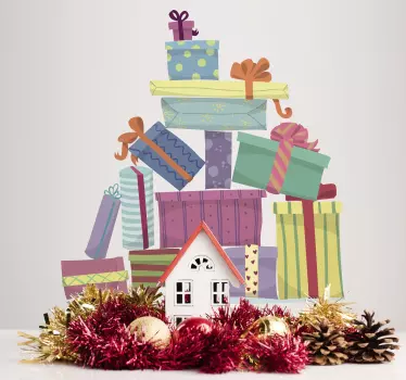 Present Mountain Wall Sticker - TenStickers