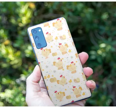 Samsung stickers charming farm chickens - TenStickers