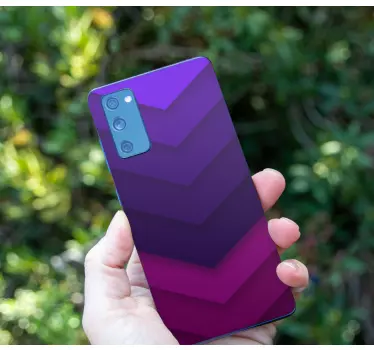 Samsung stickers chevron color blend - TenStickers