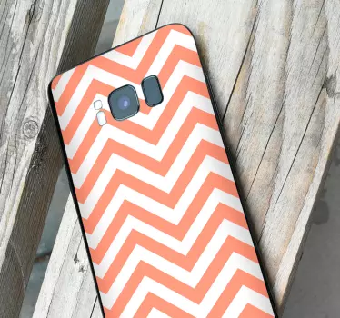 Samsung stickers chevron design - TenStickers