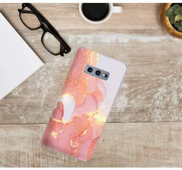 Samsung stickers golden pink blend - TenStickers