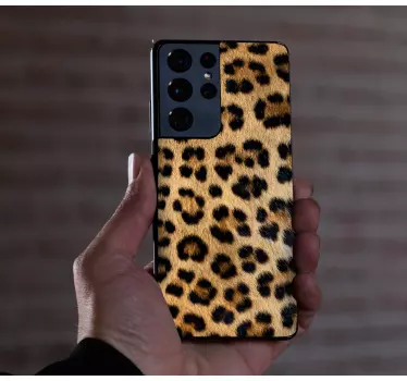 Samsung stickers leopard print cover - TenStickers