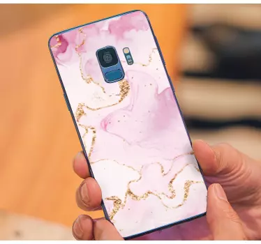 Samsung stickers marble pink design - TenStickers