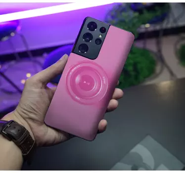 Samsung stickers pink camera lens - TenStickers
