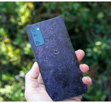 Samsung stickers textured blue pattern - TenStickers