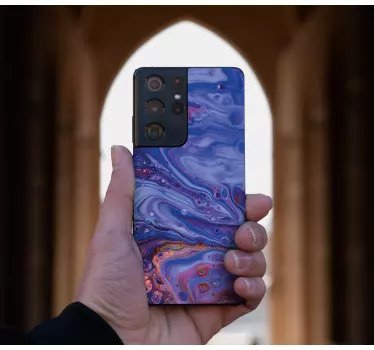 Samsung stickers vivid color swirl - TenStickers