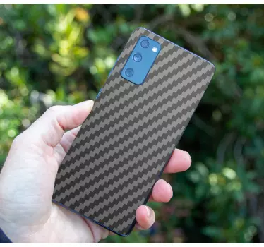 Samsung stickers with geometric texture backing - TenStickers