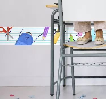 School Drawings Sticker - TenStickers