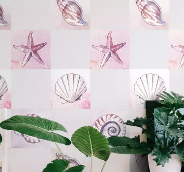 Sea Life TILES tile transfer - TenStickers