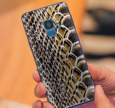 Snake Texture Samsung Sticker - TenStickers