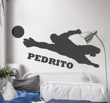 Soccer goalkeeper sport decal - TenStickers