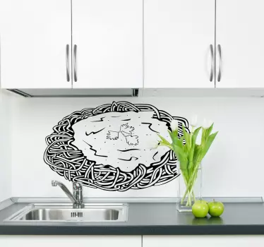 Spaghetti Decal - TenStickers