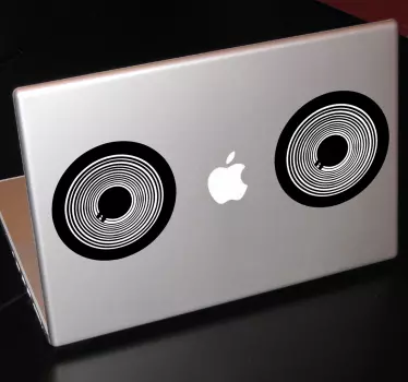 Speakers Laptop Sticker - TenStickers