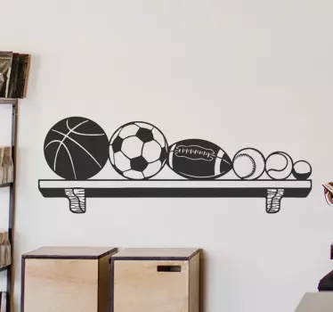 Sports wall sticker sports ball collection - TenStickers