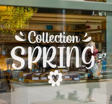Spring collection Shop window decal - TenStickers